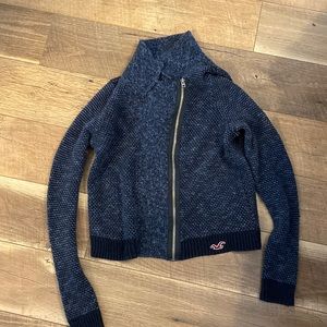 Hollister zip up sweater